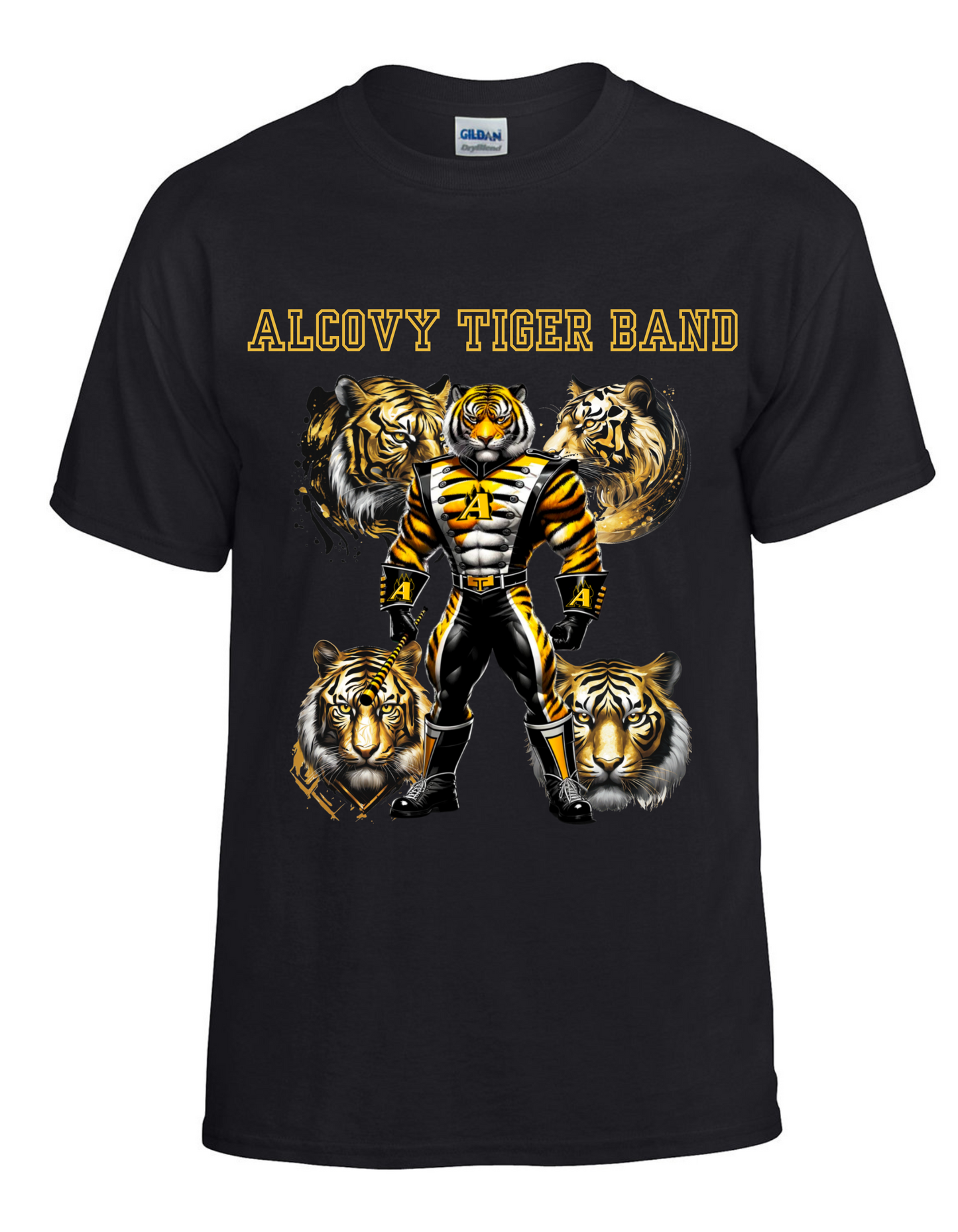 Alcovy Tiger Band - Tiger Band with Custom Back