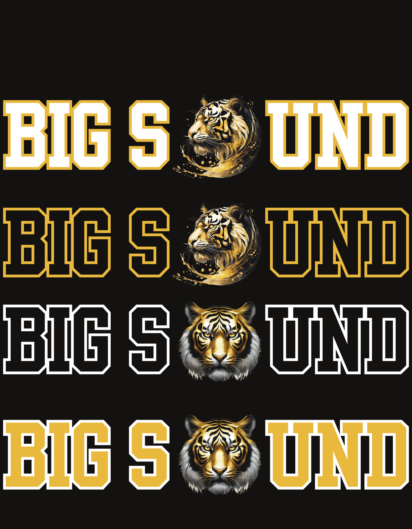 Alcovy Tiger Band - Big Sound T-Shirt