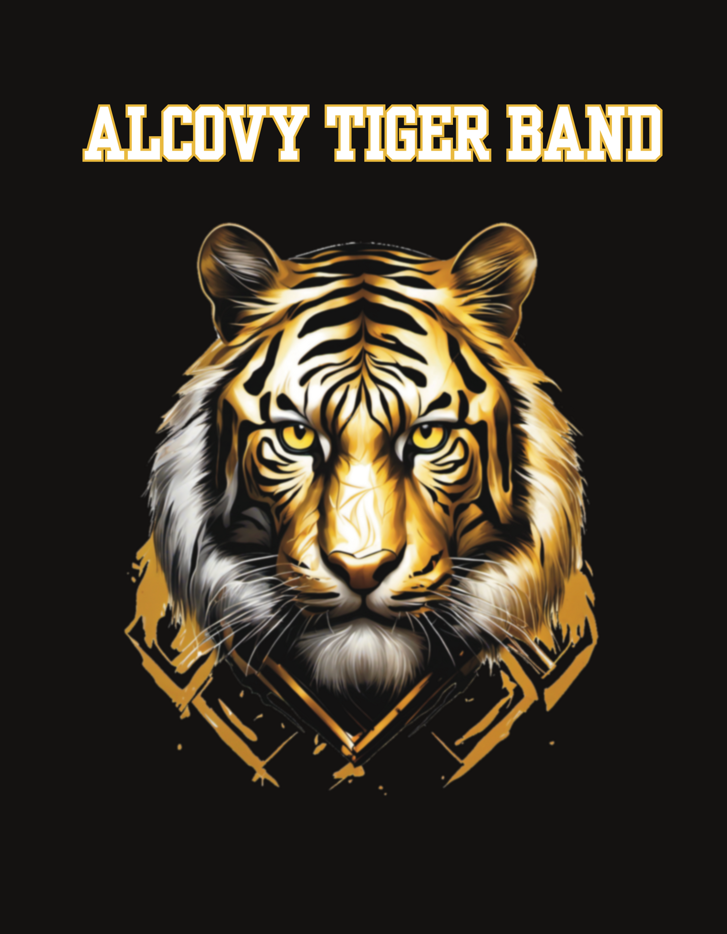 Alcovy Tiger Band - Tiger Face